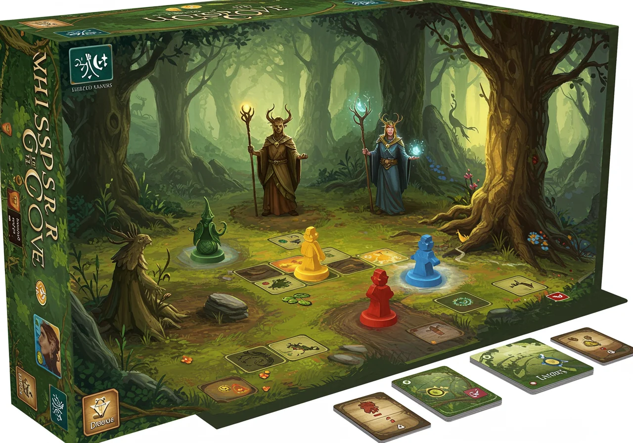 Competitive game board example